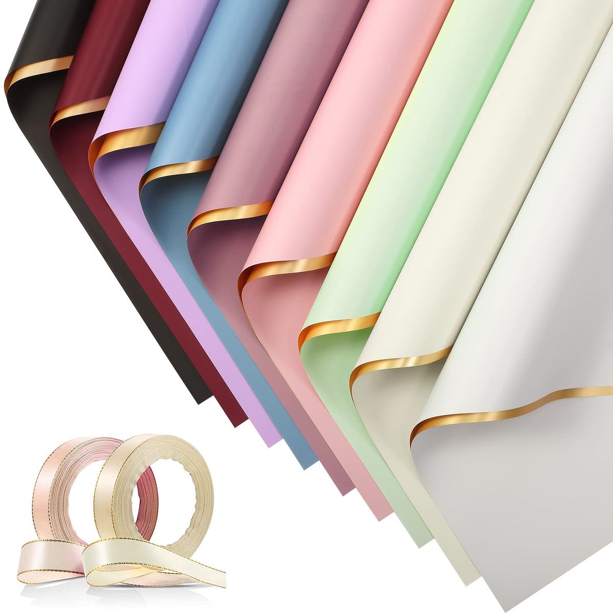 Flower wrapping paper